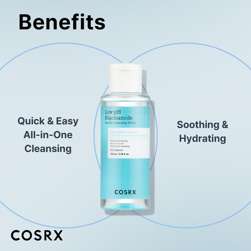 COSRX Low pH Niacinamide Micellar Cleansing Water Daily Mild Facial