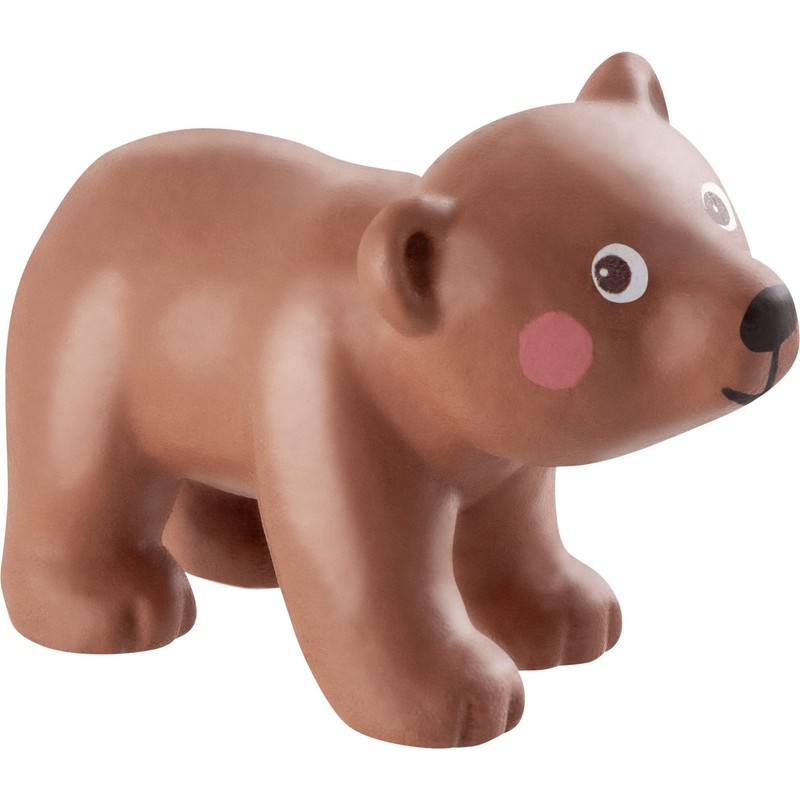 HABA Little Friends Brown Bear Cub - Chunky Plastic Forest