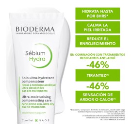 Bioderma Sébium Hydra, Suaviza E Hidrata Profundamente, 40ml Todo Tipo De Piel Día/noche