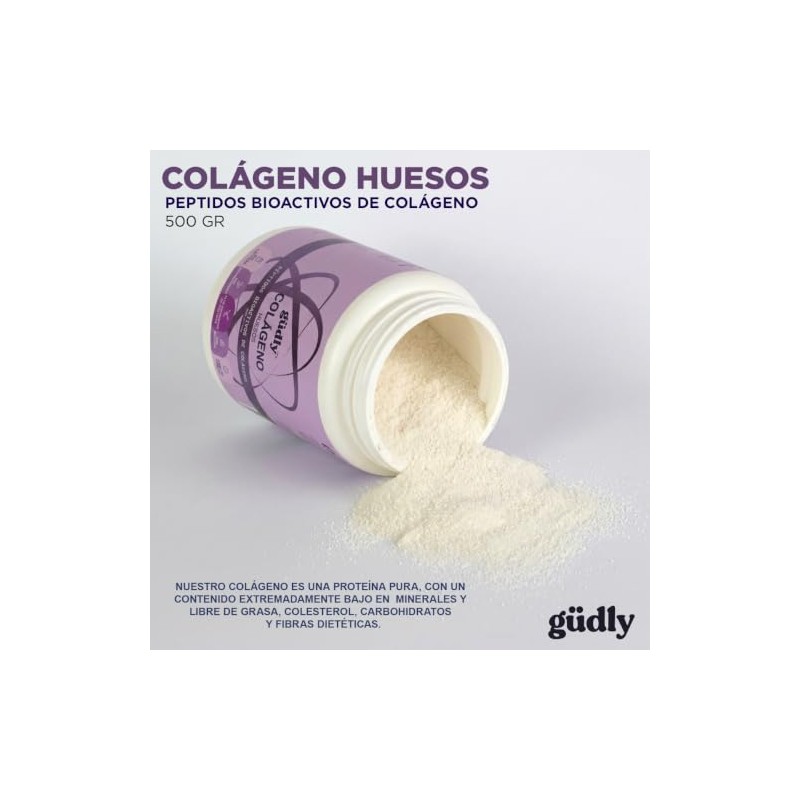 Colágeno Gudly Peptidos Bioactivos Huesos 500 Grs Sabor