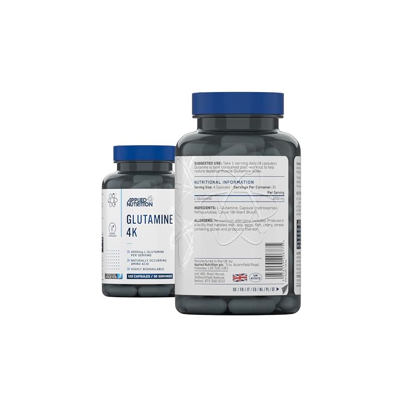 Applied Nutrition Glutamine 4K - L Glutamine 4000 mg Per