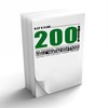 200 Sheets, A4 Single Sheet Thermal Paper for Portable Printers