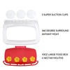 HCGADON Window Hummingbird Feeder with Strong Suction Cup, Plastic Hummingbird