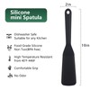 【2 Pack】Plastic Spatula for Nonstick Cookware, Thin Spatulas Silicone Heat