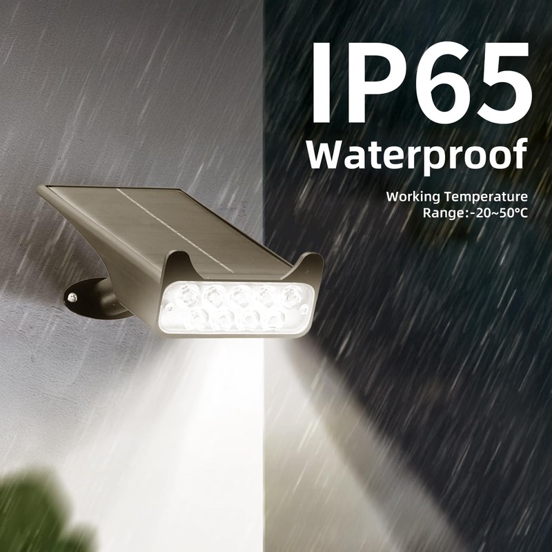 HOFLYW Solar Spotlights Outdoor Waterproof Landscape Path Lights Solar Dusk