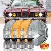 JESUO 4pcs 5 3/4" 5.75 inch Hi/Lo Headlight For Mercury