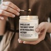 Shqiueos Pickleball Gifts for Women Men Lavender Scented Candle 7oz