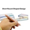 Maydahui 8 Pcs Retractable Short Round Pocket Size Pens Big