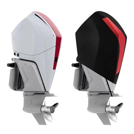 KEMIMOTO Outboard Motor Cover 600D Heavy Duty Waterproof for Mercury Outboard Engine Cover Compatible with Mercury 175HP,200HP,225HP,175PRO XS - 4 STR V6 3.4L 2018-2023