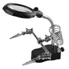 Vludiss Helping Hands Magnifying Glass Soldering Station, LED Lighted 3.5X