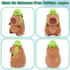 Capybara Plush Toy Stuffed Capybara Toy with Tiny Bag, Cuddly