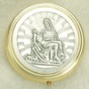 Pieta Pyx Gold & Silver Plated