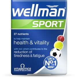 Multivitamin Tablets for Men Vitabiotics Wellman Sport, 30 Tablets (Pack of 1)