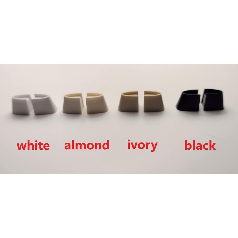 Compatible replacement two pairs (4 pcs) split knobs for Lutron