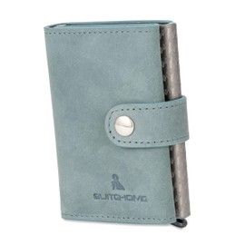 SUITEHOME Credit Card Holder, Slim Men's Wallet with RFID Anti-Clonation, Pocket Size, Intelligent Shielded Wallet, Light Grey, 10 x 6 x 2, Modern, lightgrey, Modern