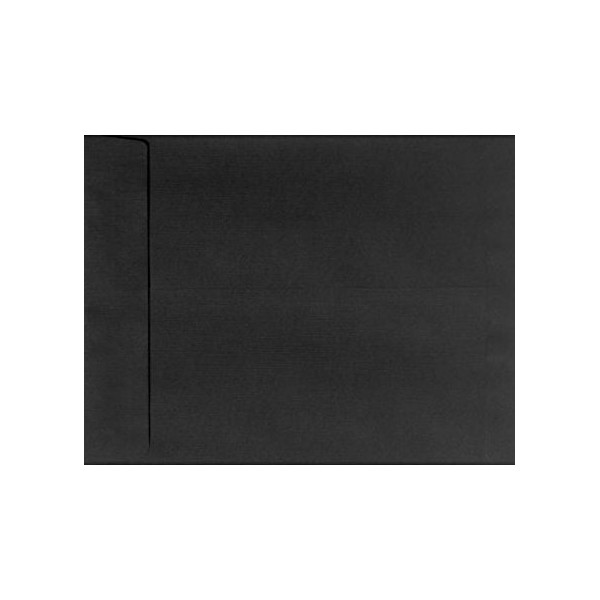 9 x 12 Open-End Envelopes in 80 lb. Black Linen
