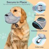 SHUOHONG Dog Muzzle, Nylon Mesh, Breathable and Comfortable, Muzzle for