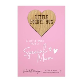 WishStrings ‘Special Mam’ Pocket Hug | Thoughtful Gift for Mum | Keepsake Token for Mother’s Day, Birthday or Just Because | Sentimental Letterbox Gift
