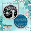 2 Months Sobriety Coin Tree of Life AA Medallion Alcoholics