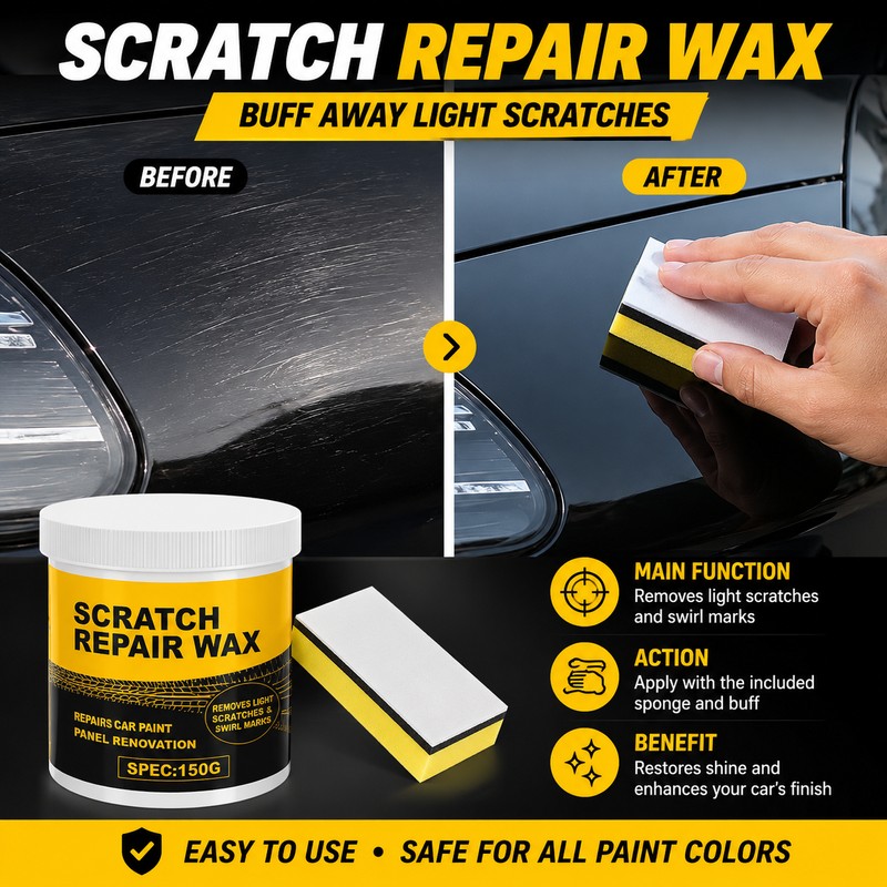 Car Scratch Repair Wax for Paint Care – 150g Polishing