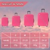 funda de maleta de color sólido, maleta chica de viaje