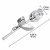 Crystal Glass Rose for Romantic Gifting – Elegant Artificial Flower