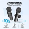 MULBEVD Wireless Lavalier Microphone with Magnetic Clip, Mini Mic for