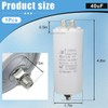 CBB60 Run Capacitor 40uF 450V AC 50/60Hz Double Insert Cylinder