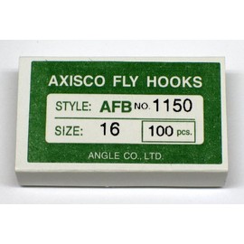 AXISCO AFB 1150-#16 Fly Hooks 100 Pcs