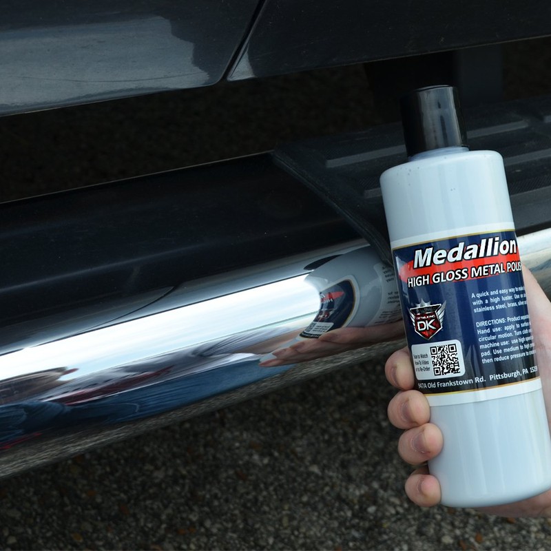 Medallion High Gloss Chrome & Metal Polish 16 Oz -