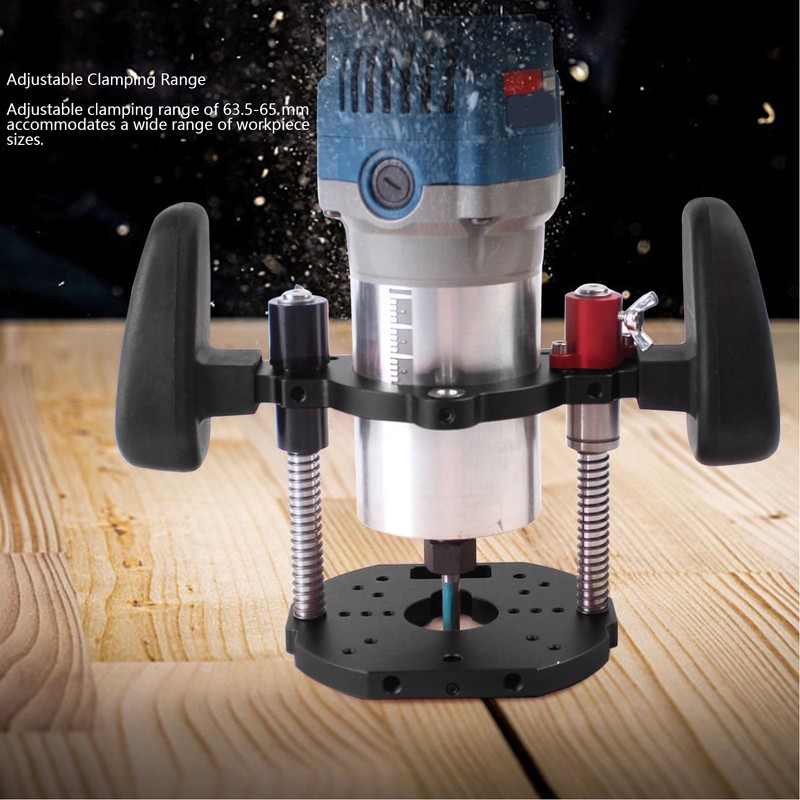Router Lifting System for 63.5-65mm Clamping Range, 40mm Stroke, Router
