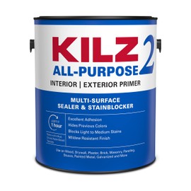 KILZ 2 All-Purpose Primer, Interior/Exterior, 1 Gallon