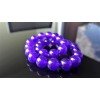 RAYON Purple JADE Bead Bracelet Men 8mm Round 8.25 inch