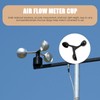 SUPVOX Aluminium Alloy Anemometer Wind Cups - Black, 6.69 Inch