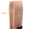 Hand Sewing Clamp with Hex Wrench Beech Wood Desktop Rotatable