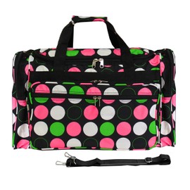 World Traveler Fashion Prints 19-inch Duffel Bag, Multi Dot