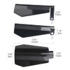 WATERWICH Handguards Coffin Cut Hand Guards Compatible with Harley Dyna