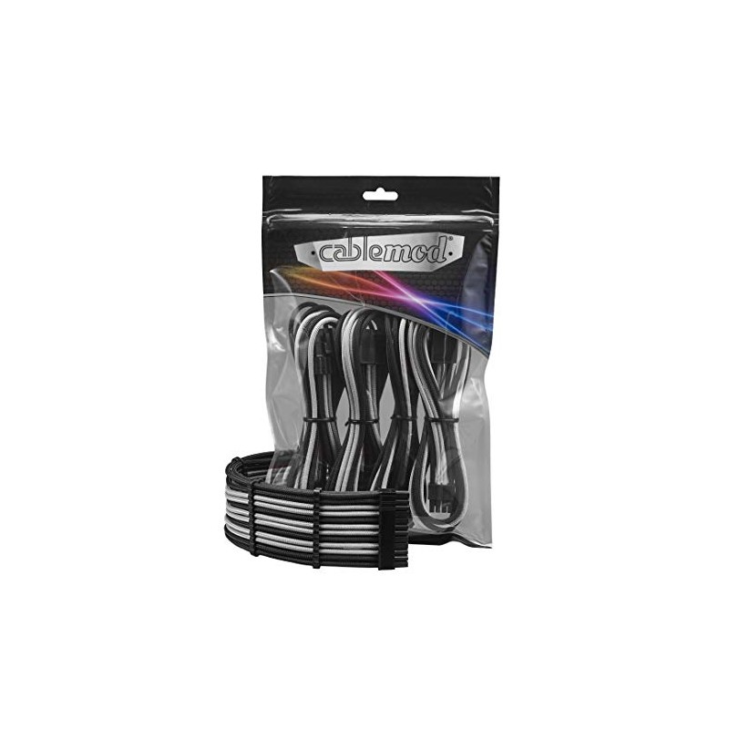 CableMod 8+8 Series Pro ModFlex Sleeved Cable Extension Kit (Black