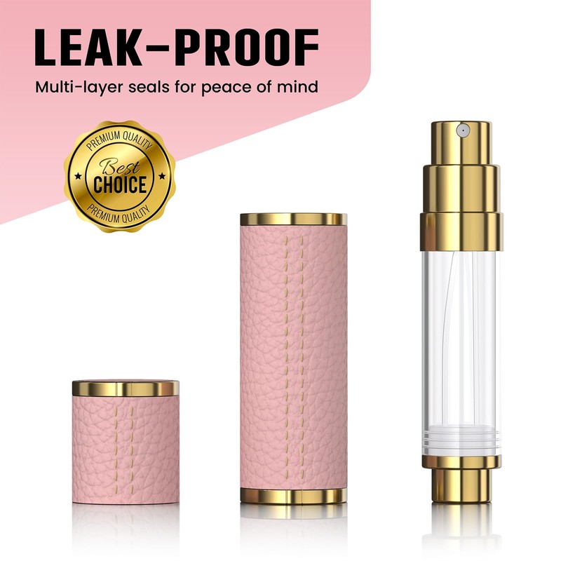 FENHON Travel Perfume Bottle Refillable, 5ml Perfume Atomizer, Portable Size