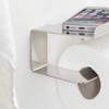 Tiger Colar Toilet Roll Holder with Shelf, Mounting Without Drilling,