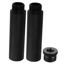 Tofficu 1 set Microphone Stand Extender Kit to Adapter Durable Alloy Extension Rod for Desk Mic Stand for Live Streaming Recording