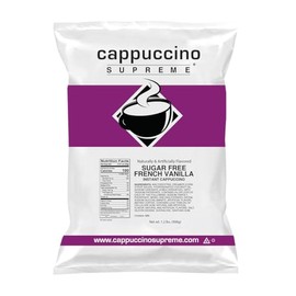 Cappuccino Supreme 1.2 lb bag Sugar Free French Vanilla Instant Cappuccino Mix