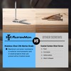 FM FastenMon #8x2 Marine Grade 316 Stainless Steel Deck Screws,