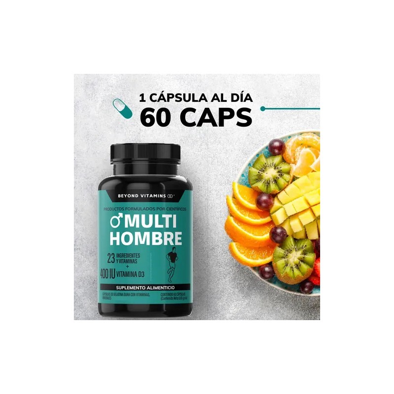 Multi Vitaminico Hombres Biotina Manganeso Verde Argnina Jengibre Vitamina Calcio