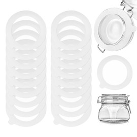 Pack of 20 Weck Rubber Rings, Sealing Rings for Preserving Jars, Preserving Rubber Rings, Leak-Proof Sealing Rings for Preserving Jars, Lids, Weck Jars