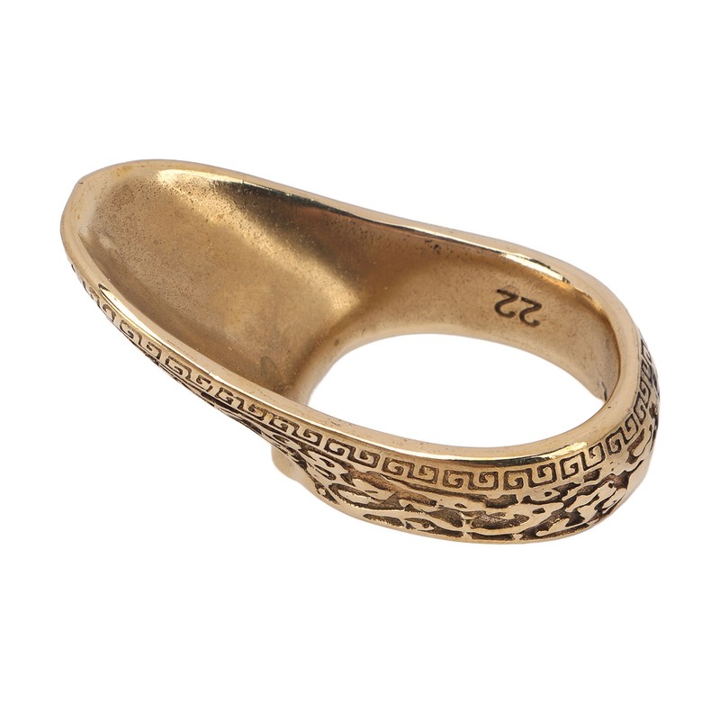 Archery Thumb Rings Good Protection Engraving Pattern Thumb Protector Rings