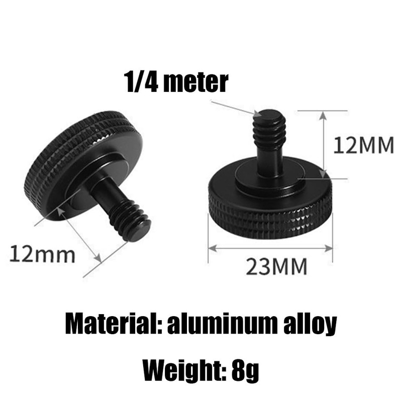 Fc'Noqgn 4 Pieces Thumb Screw Camera Quick Release 1/4 Inch