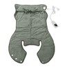 Back Heating Pad Dark Grey Soft Plush Hands Free Design