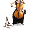 Musbeat Cello Stand, A-Frame Cello Stand with Bow Holder for