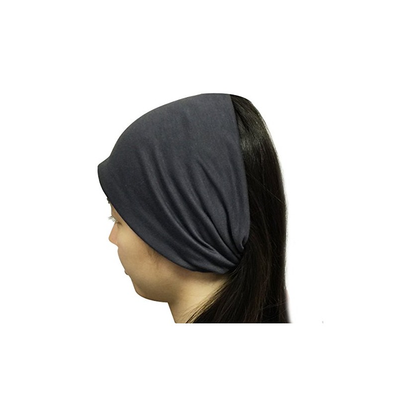 Bowbear Women Solid Wide Elastic headband, Gray
